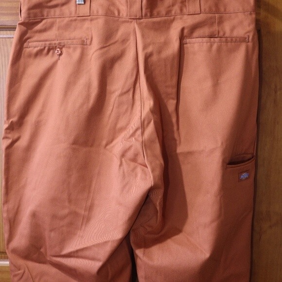 Dickies Vintage Orange Baggy Streetwear Denim Jeans 90s Y2K Hip Hop 44 x 30 - Picture 3 of 13